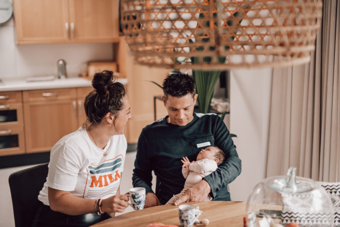 Lifestyle newborn shoot